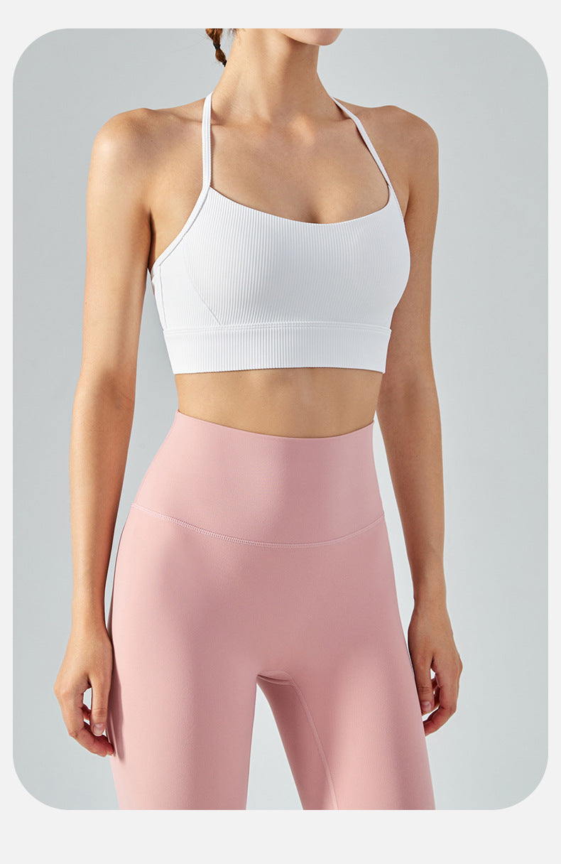 Spaghetti strap sports bra