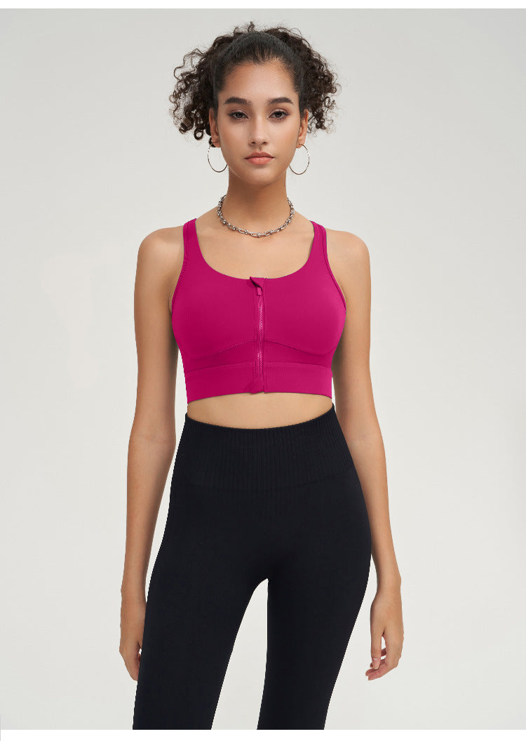 Cut out back sports bra