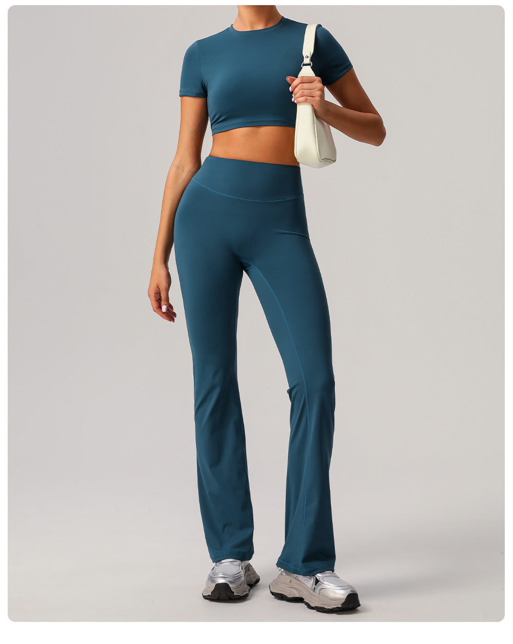 Short sleeve cropped top