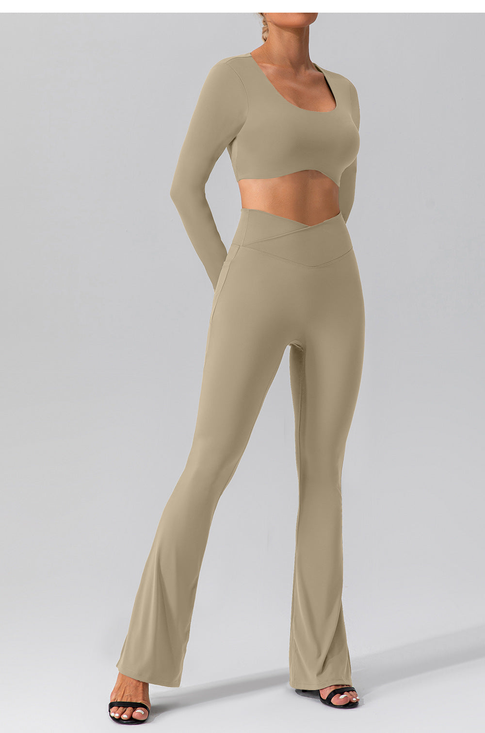 Seamless cropped top