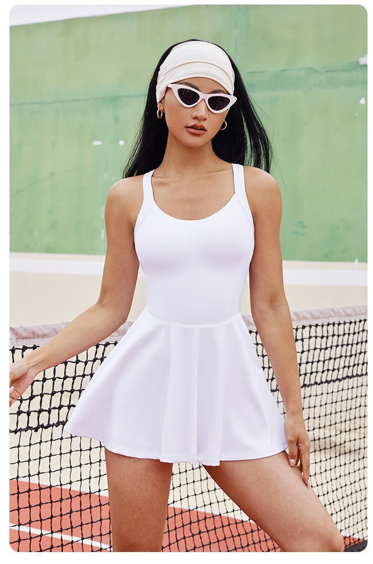 A line fitness dress