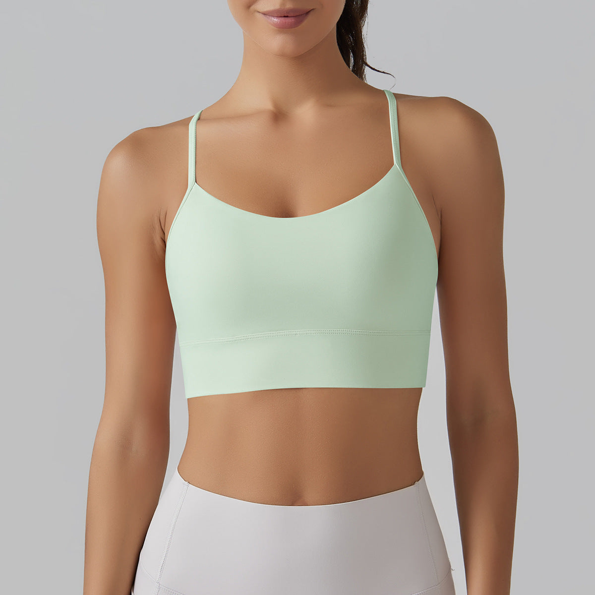Seamless sports bra