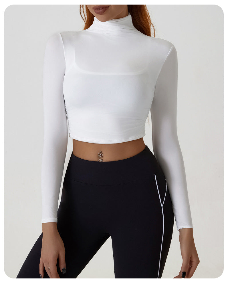 Full sleeve cropped top