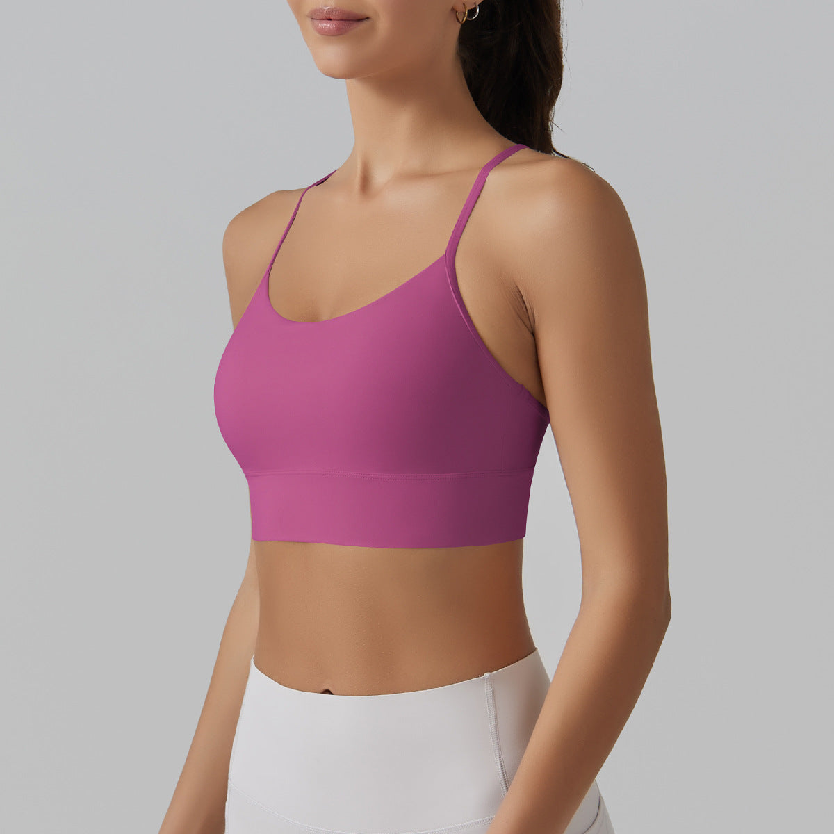 Seamless sports bra