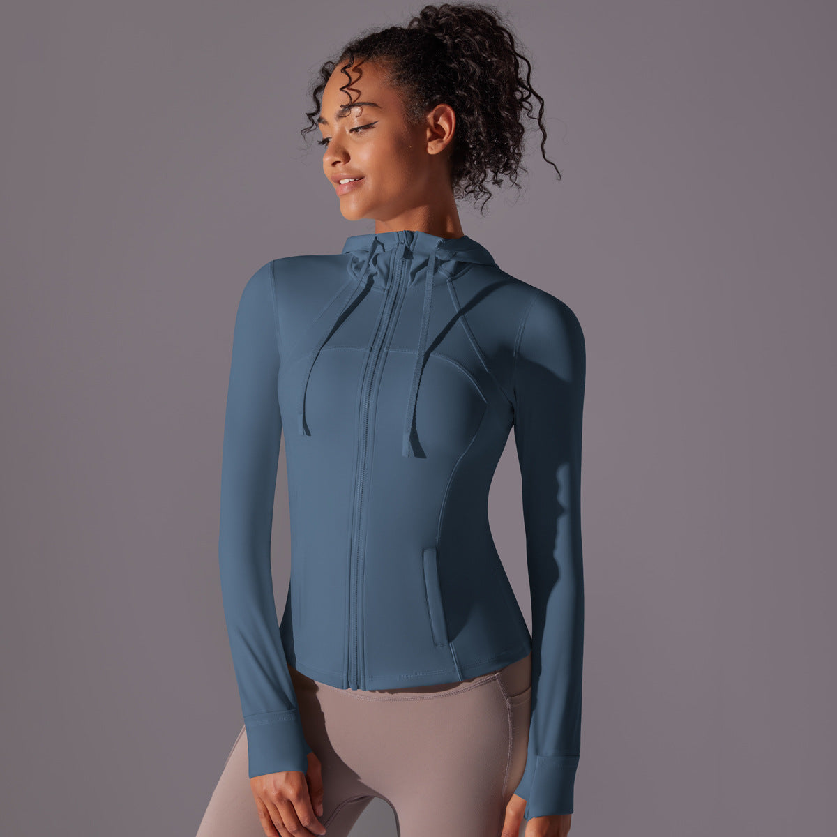 Breathable running hoodie