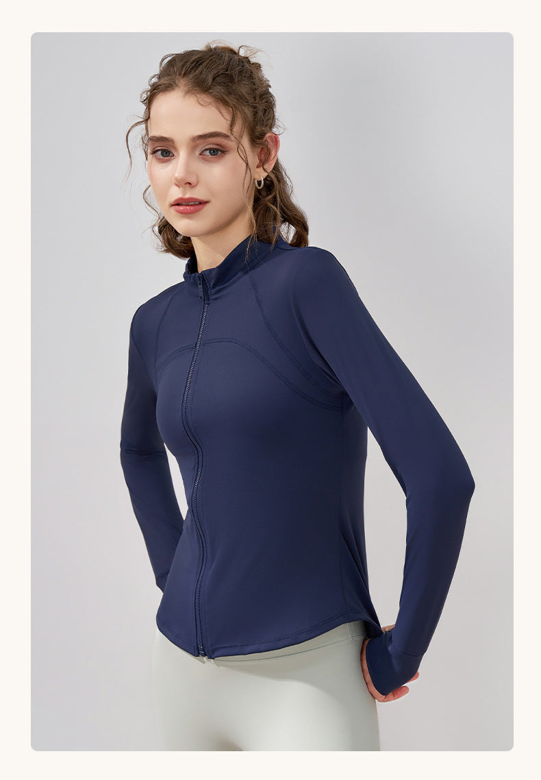 Zip front jacket