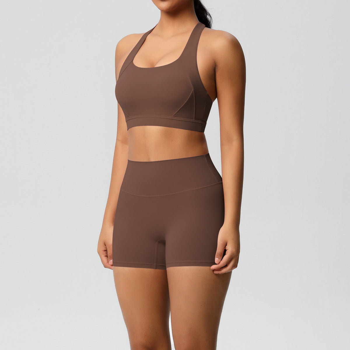 Cross back two piece set