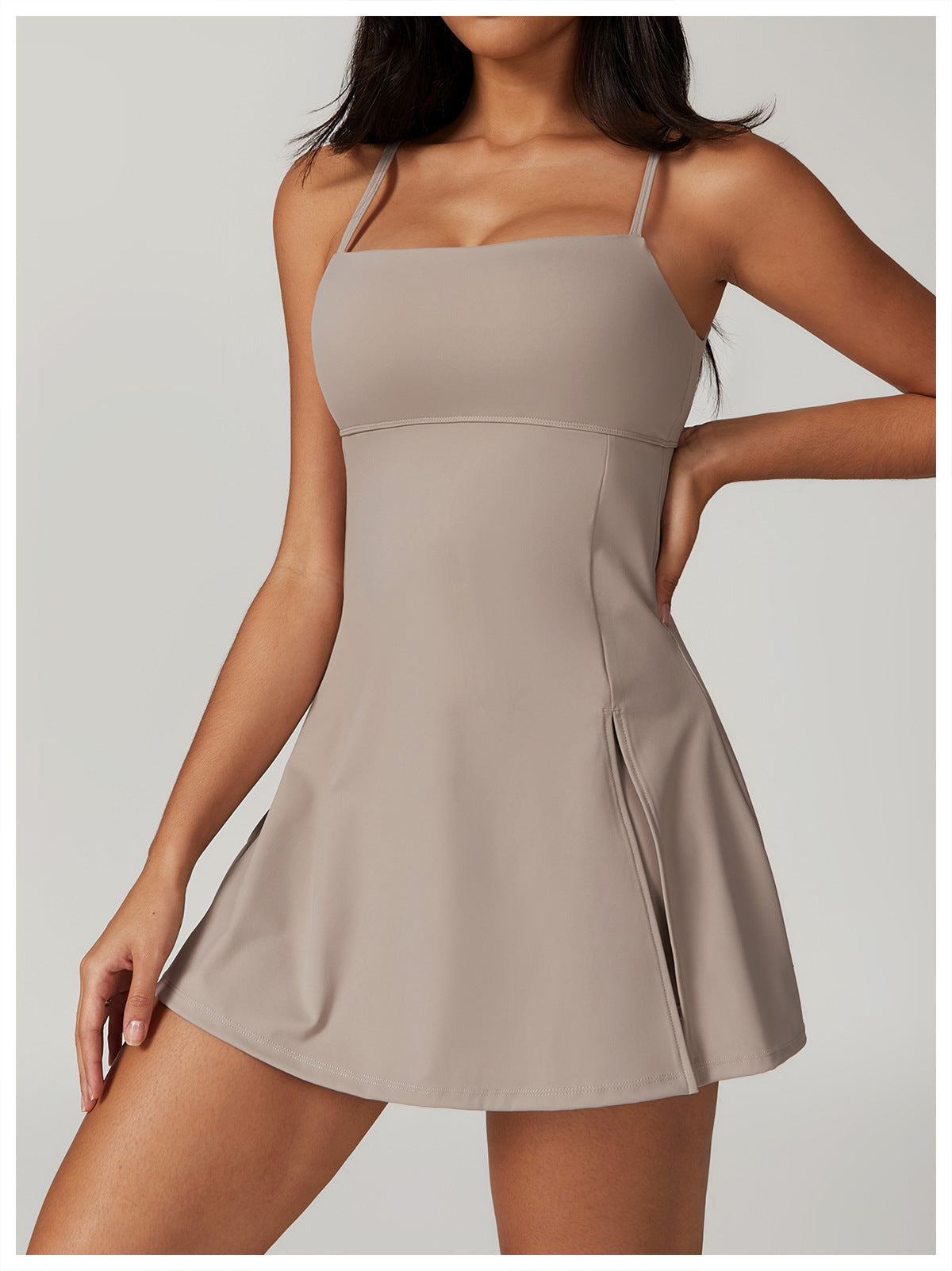 Cut out back dress