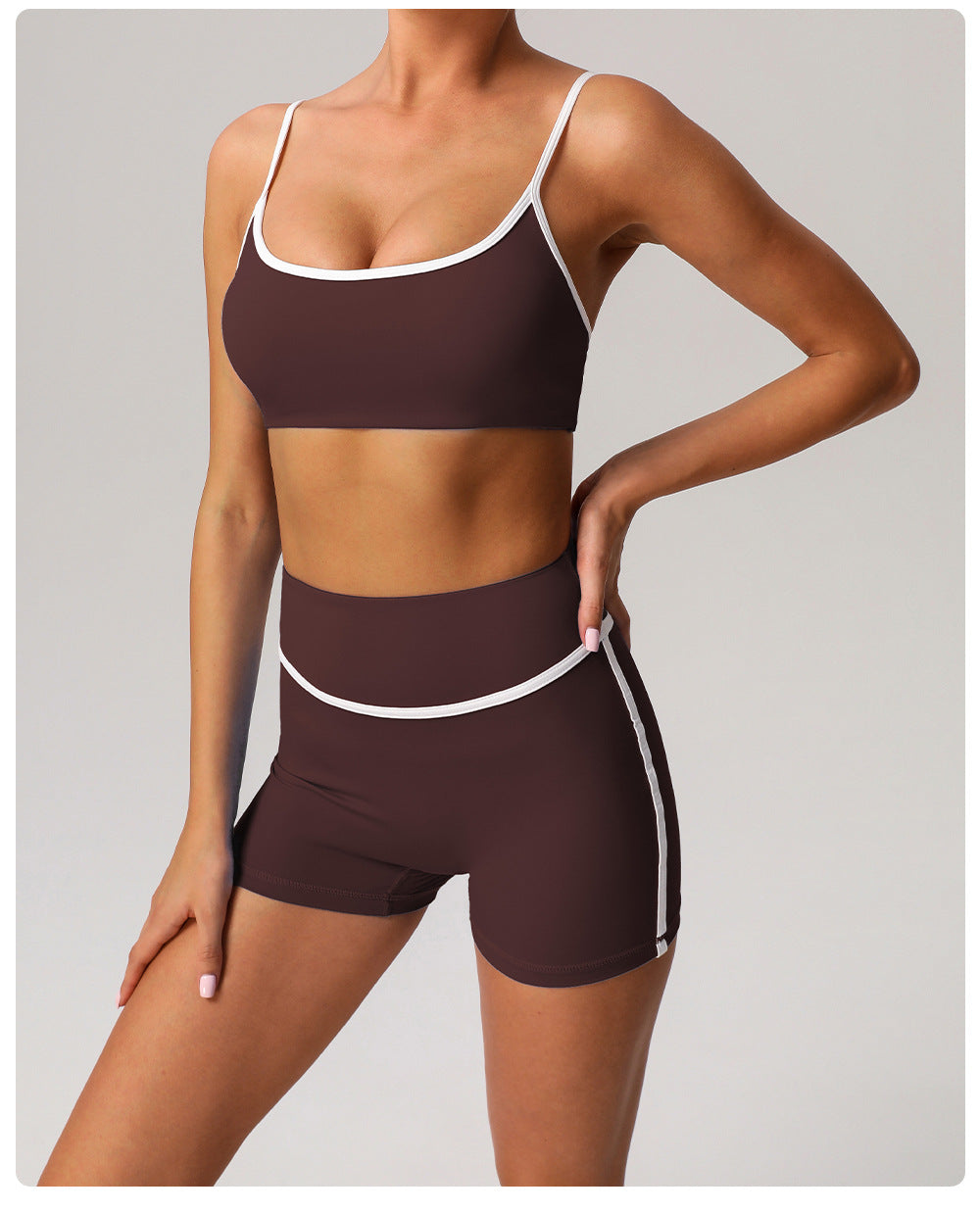 Contrast piping fitness set