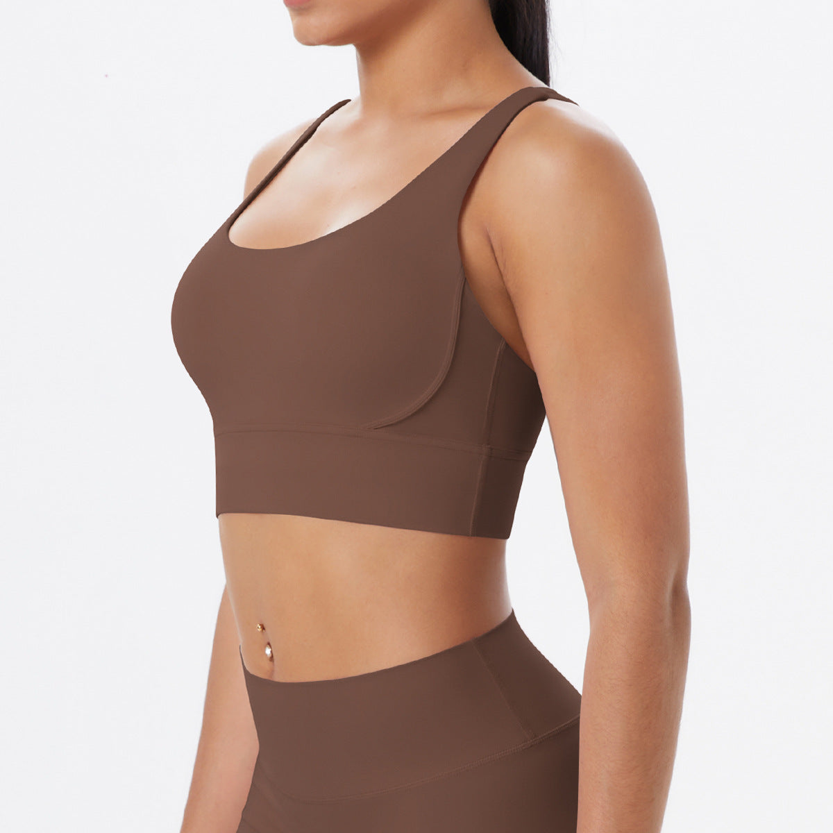 Seamless sports bra