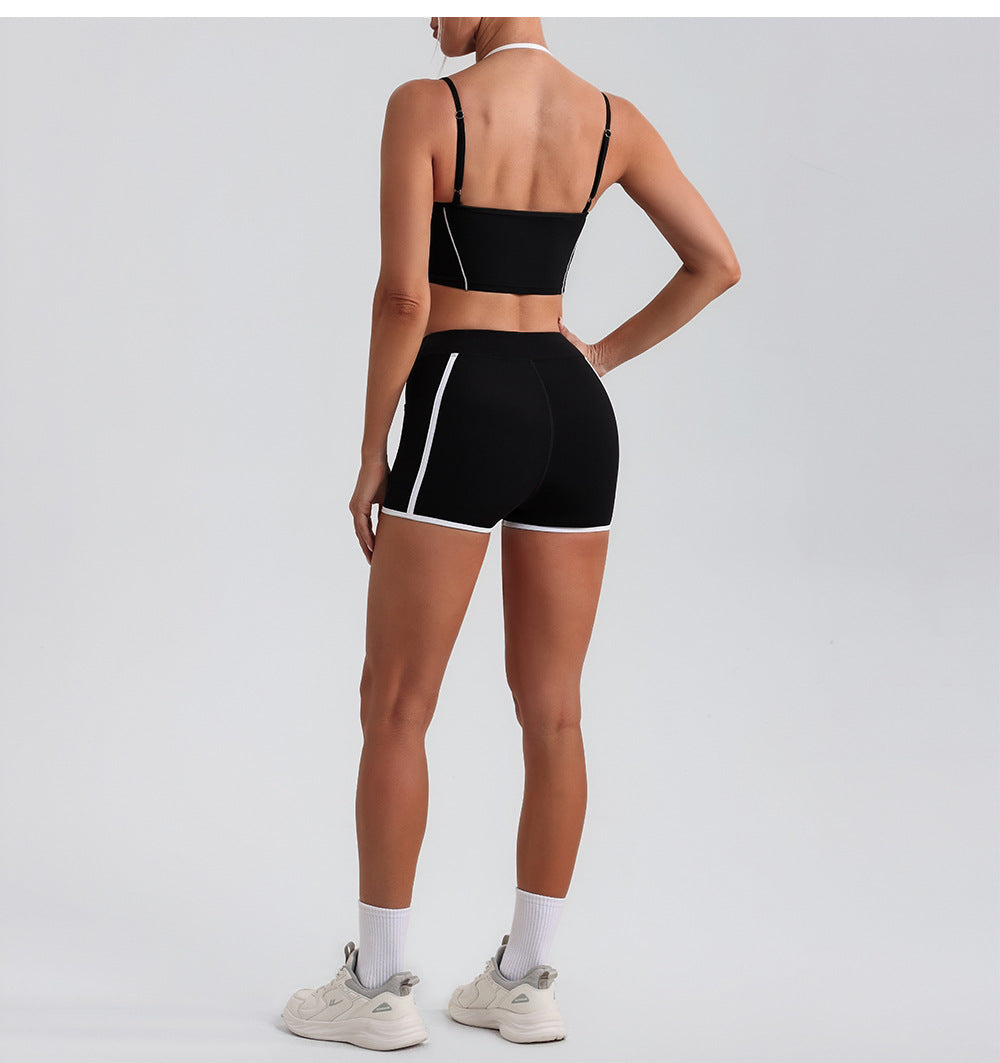 Contrast trim shorts