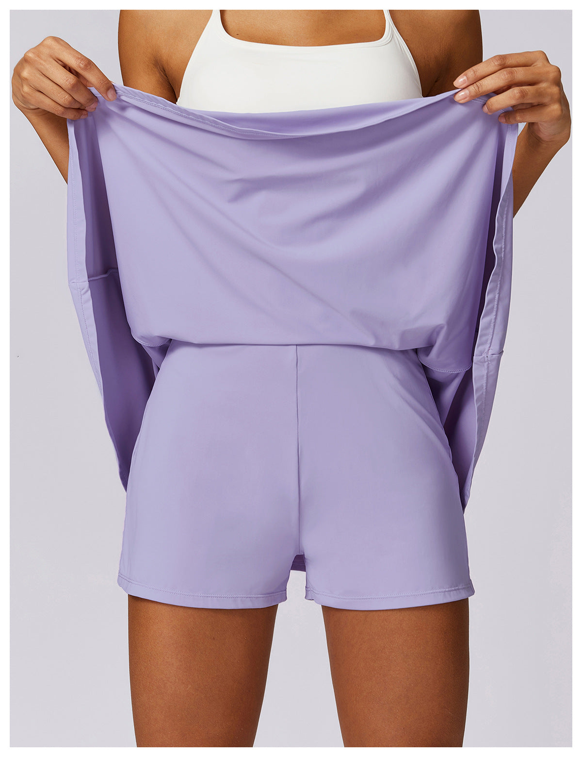 Quick dry skort
