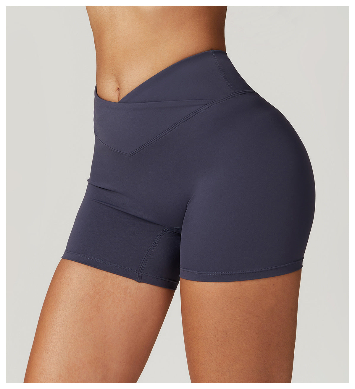 V waist hot pants