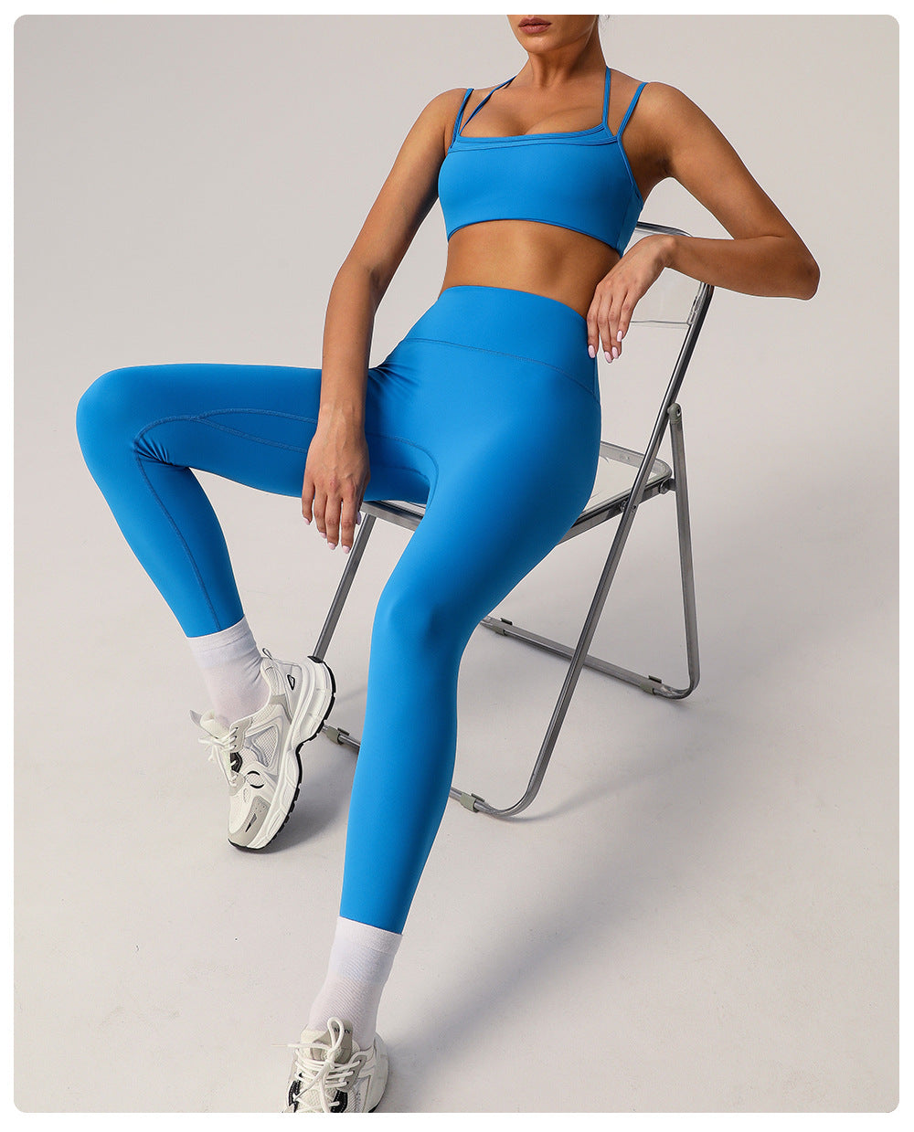 Double strap sports bra