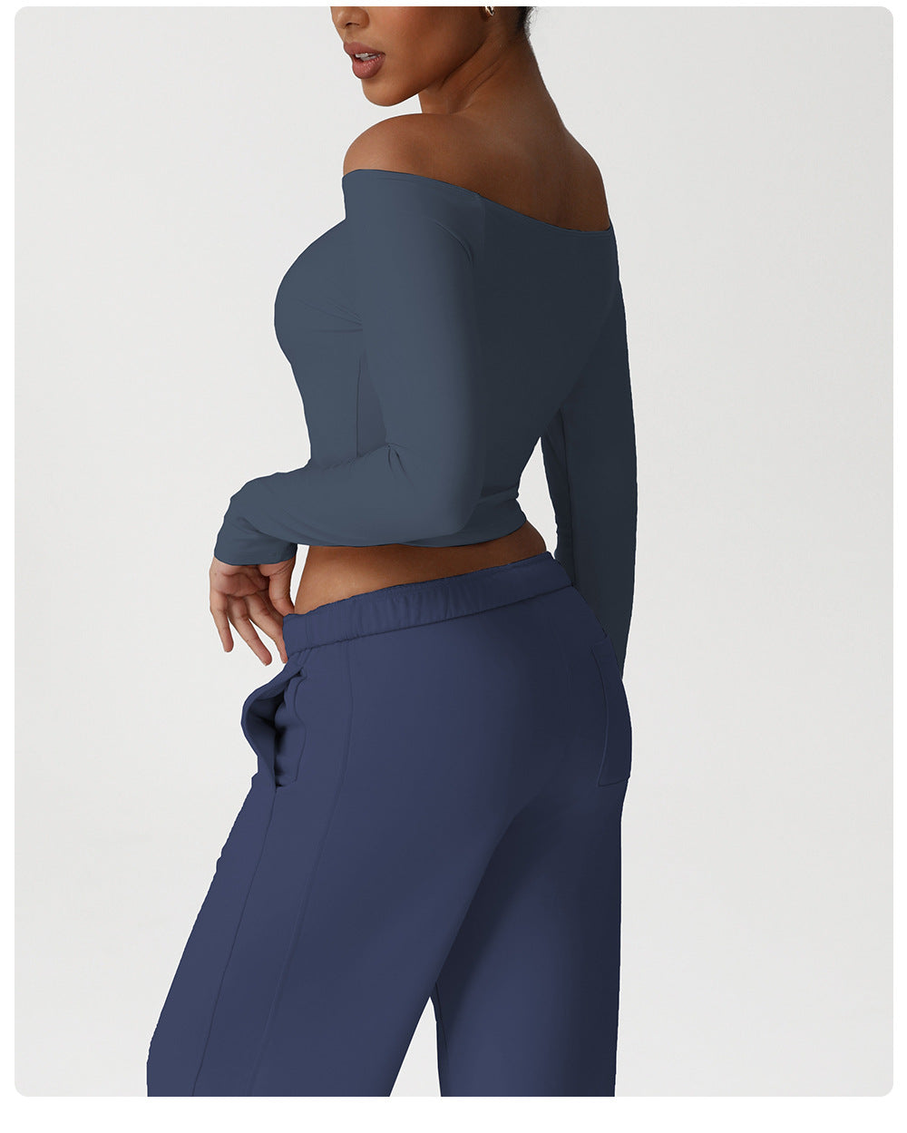 Off shoulder full sleeve top
