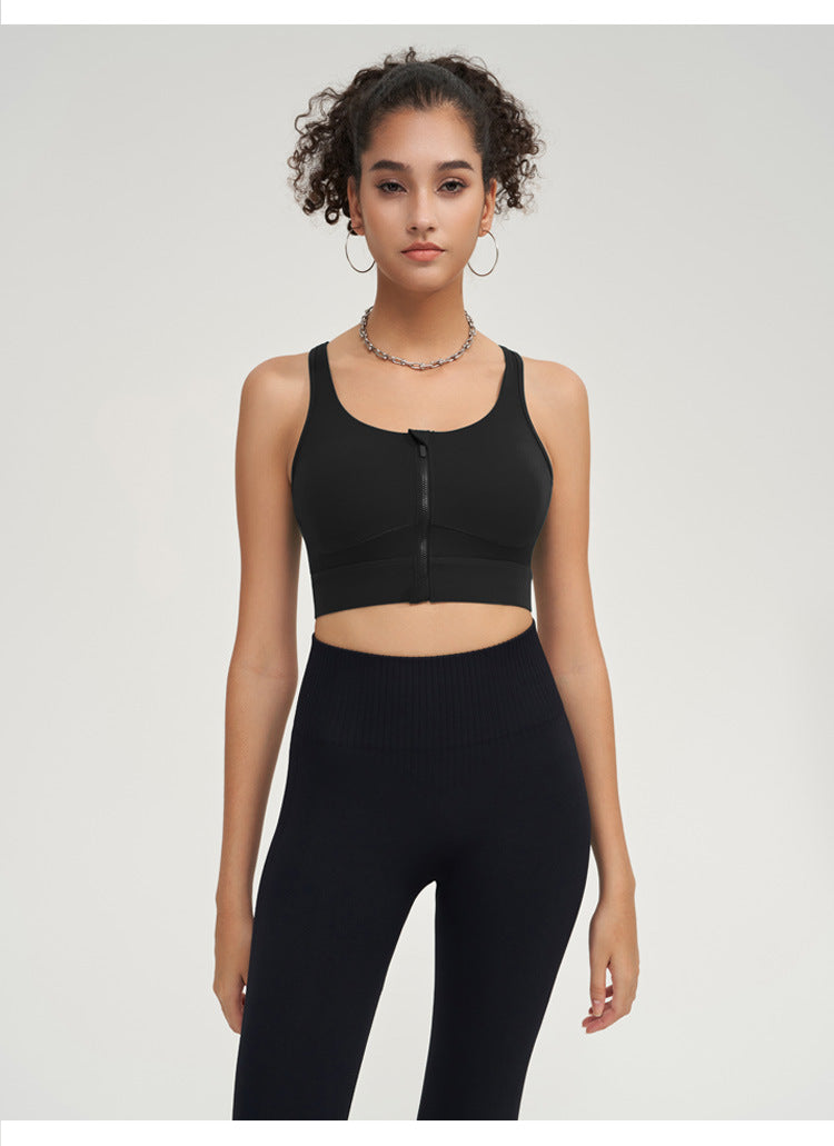 Cut out back sports bra