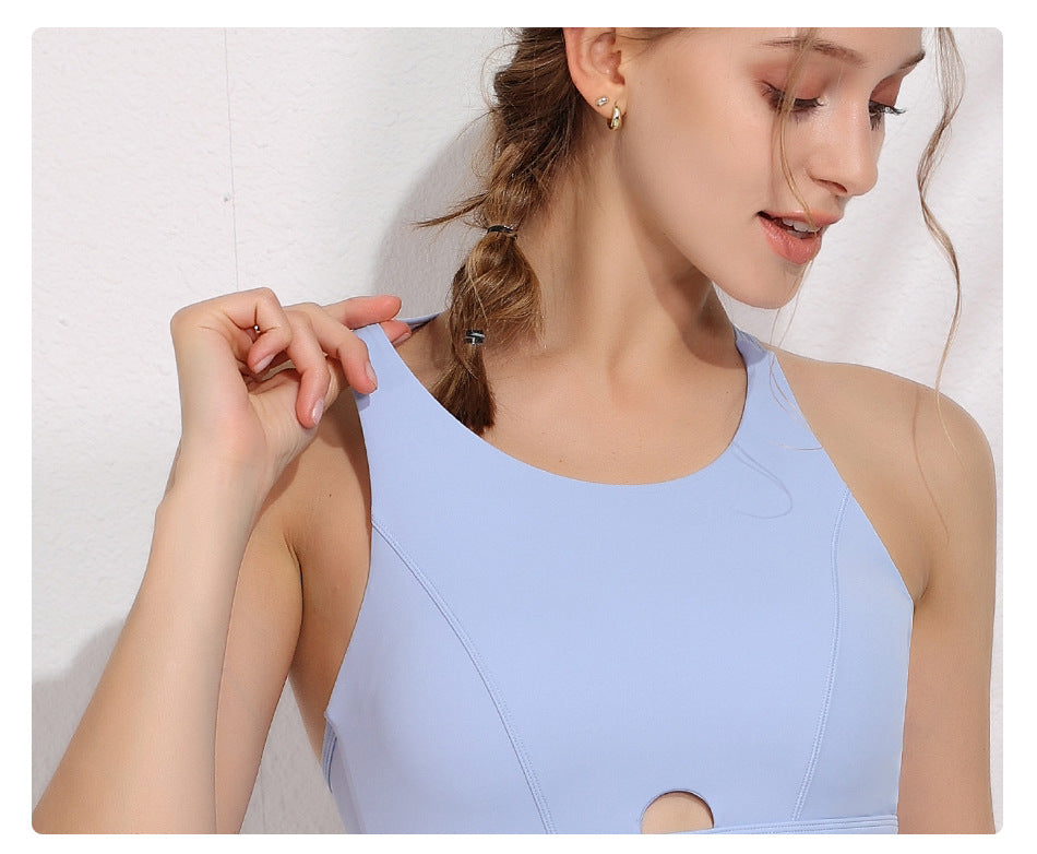 High support cut out bra