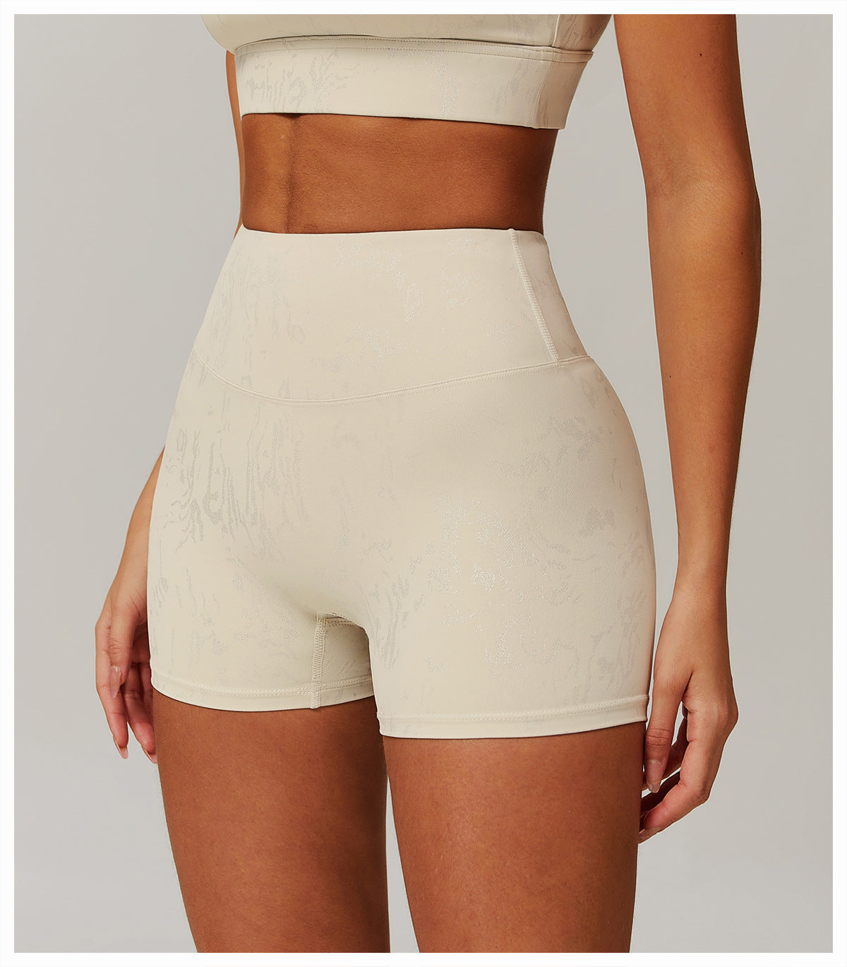 Printed sports hot pants