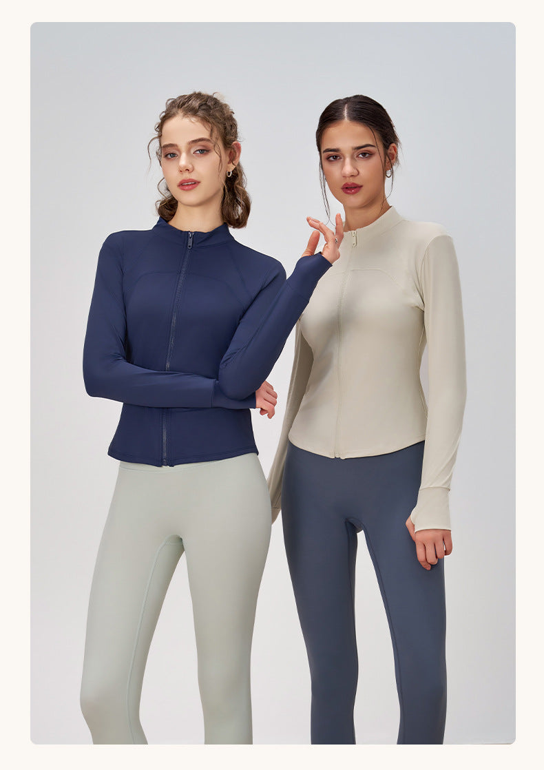 Zip front jacket