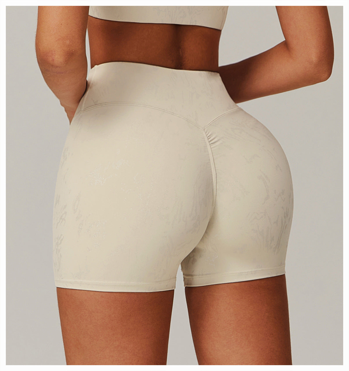 Printed sports hot pants