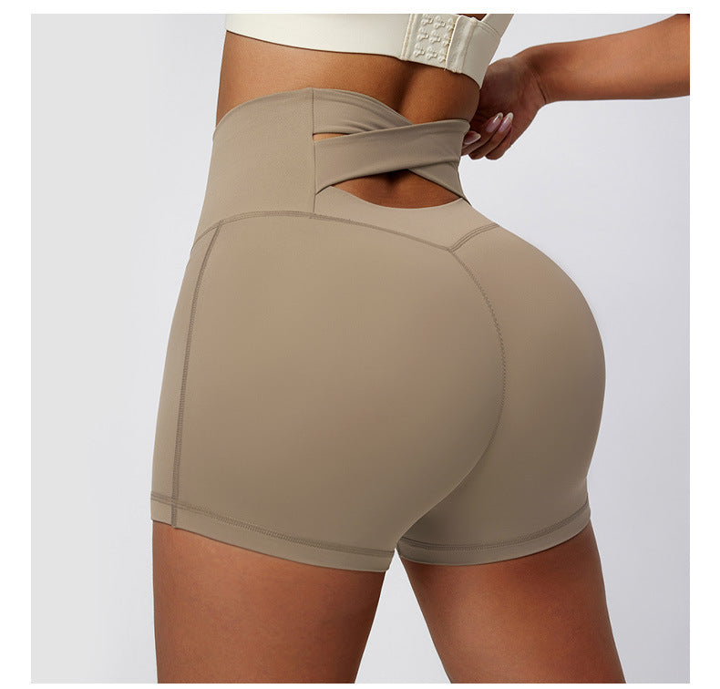 Cross back hot pants