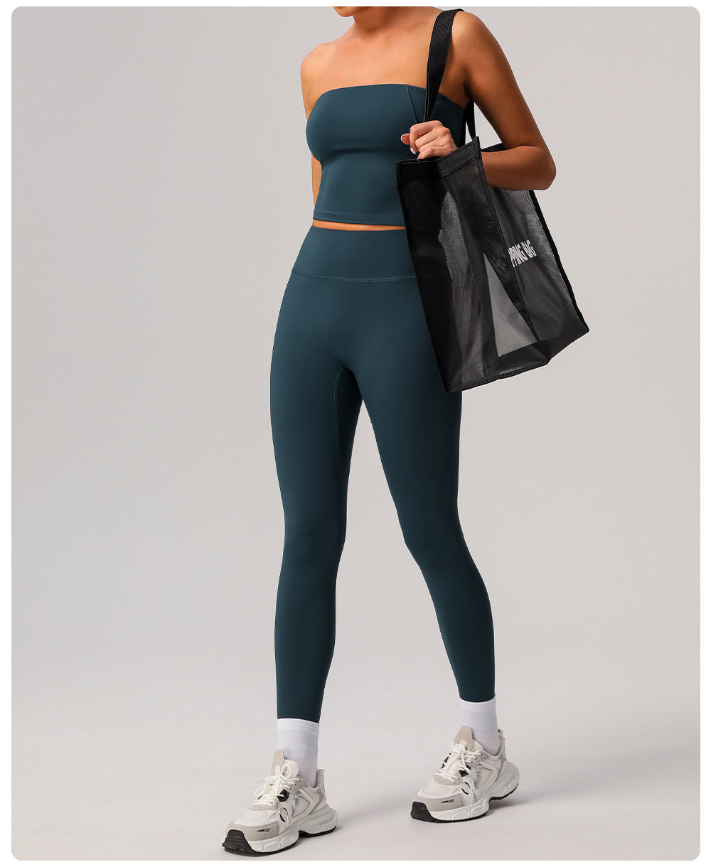 Quick dry seamless tube top