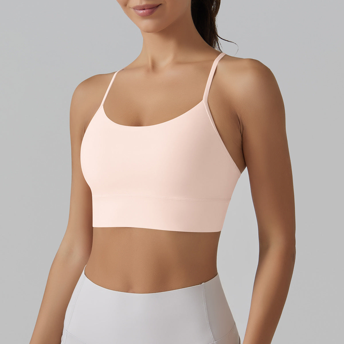 Seamless sports bra