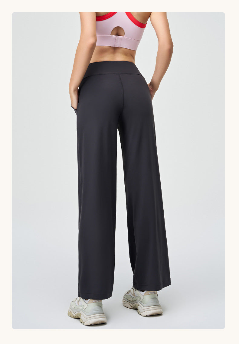 Straight leg trousers