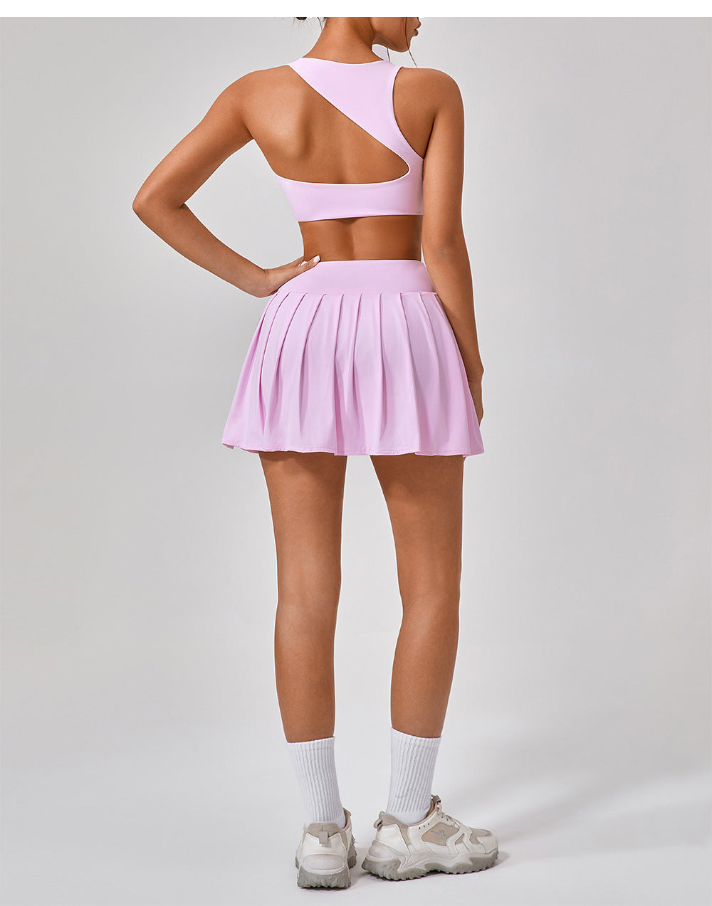 Pleated skort