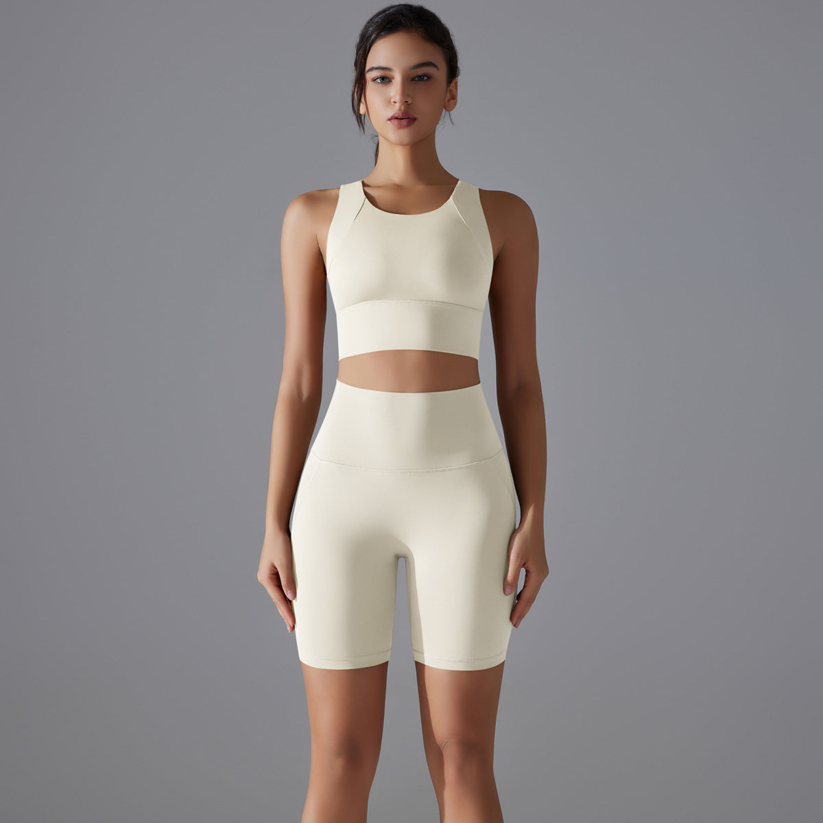 Seamless two piece fitness set