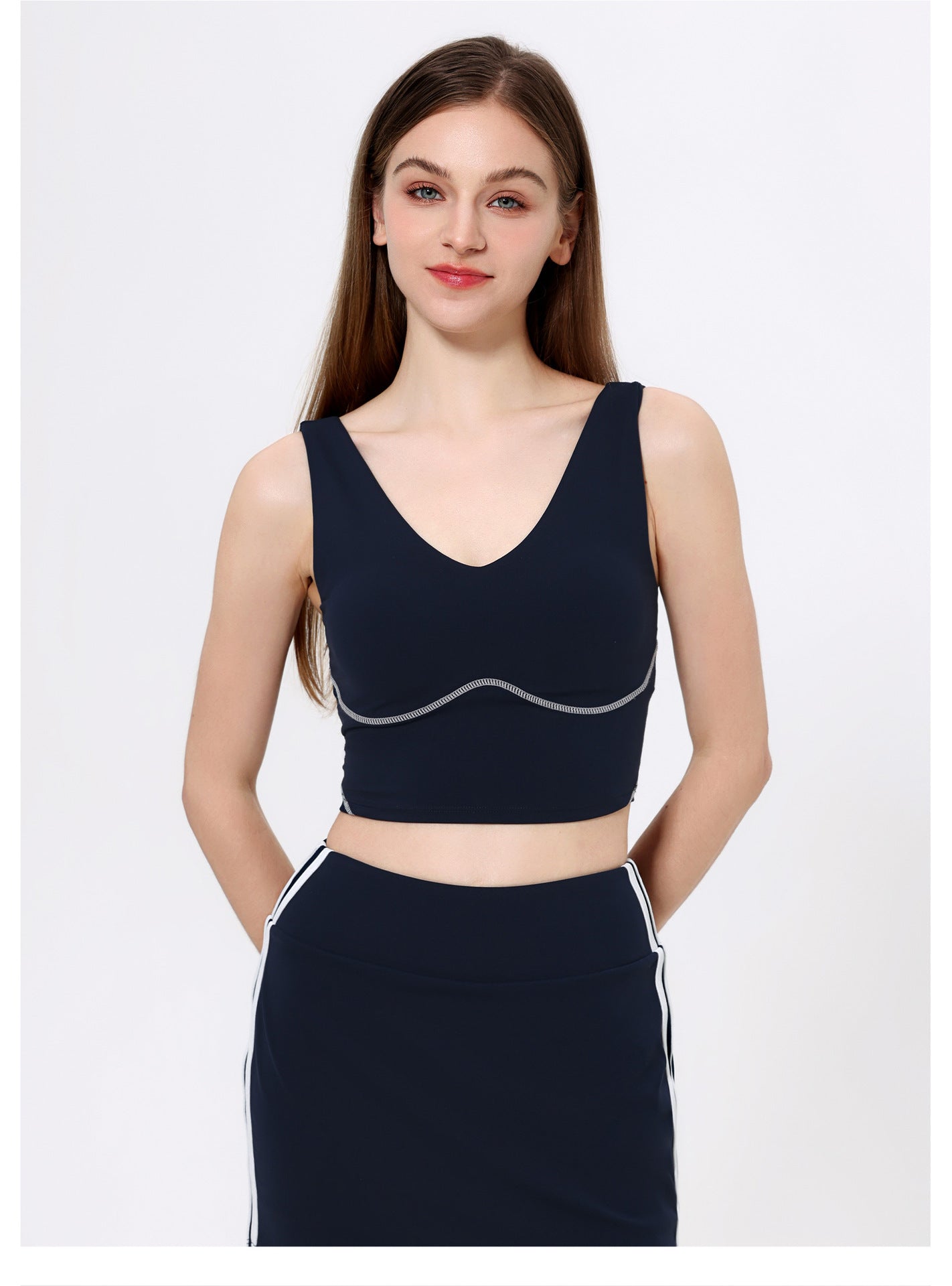 Contrast detail high support vest