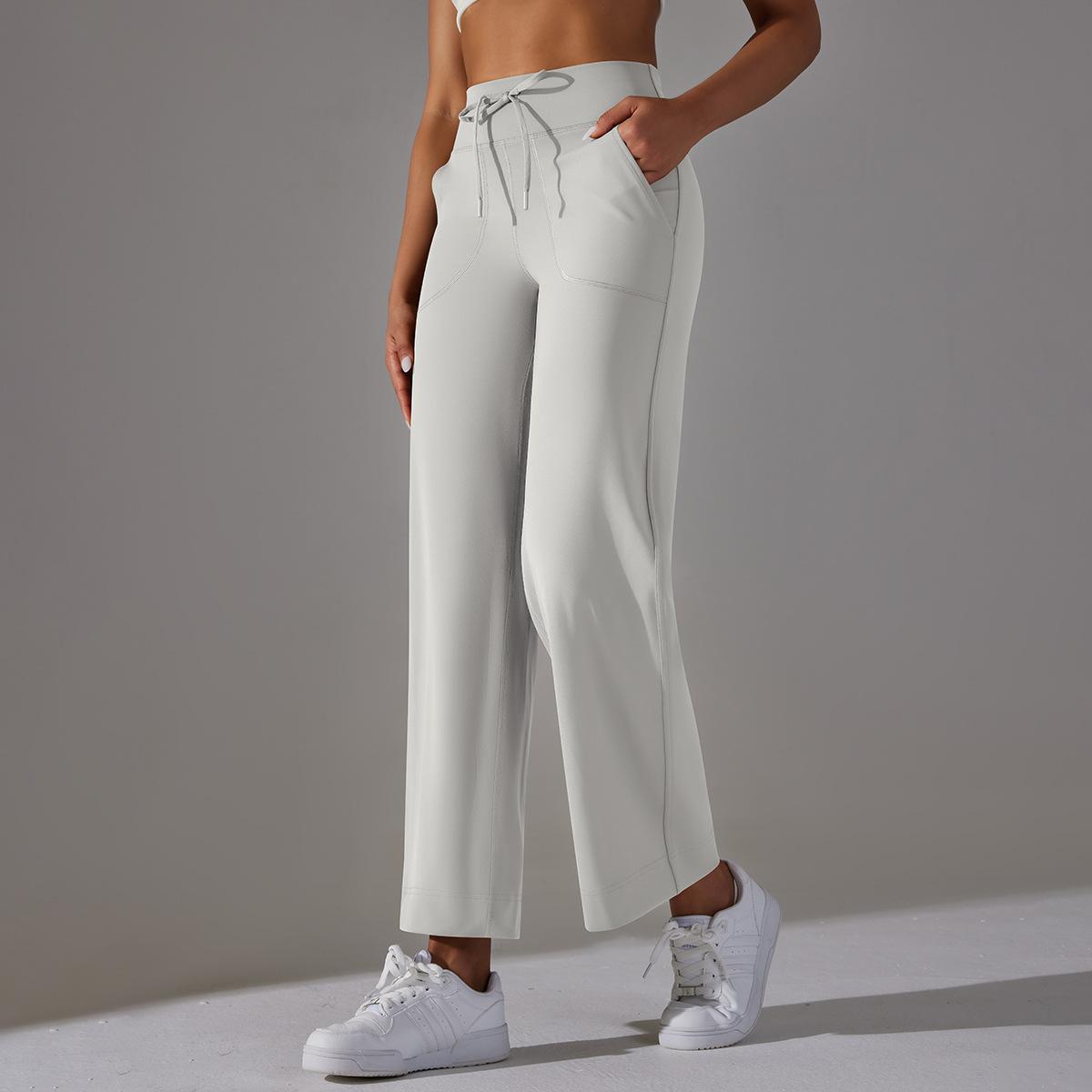 Straight leg trousers