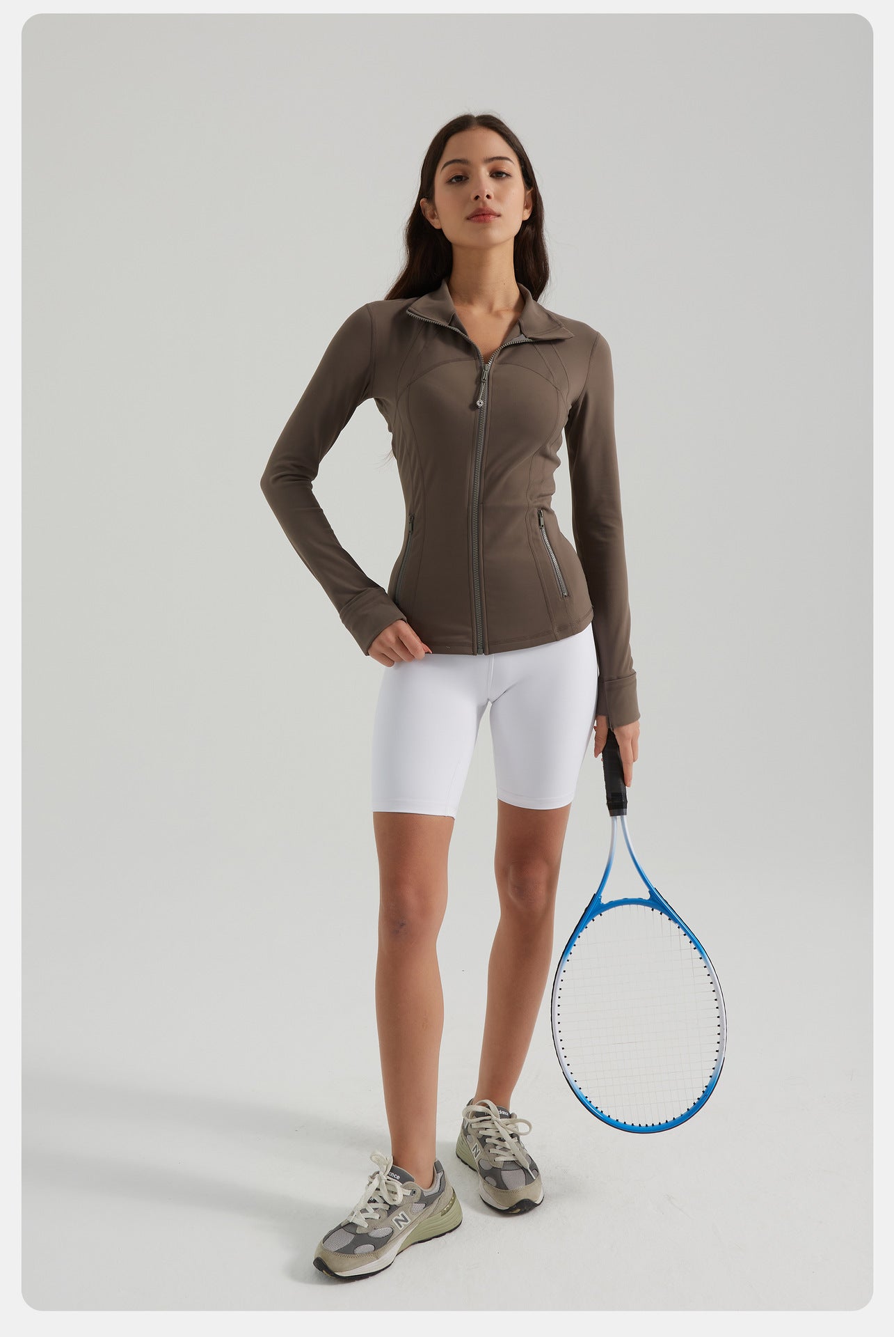 Zip front jacket