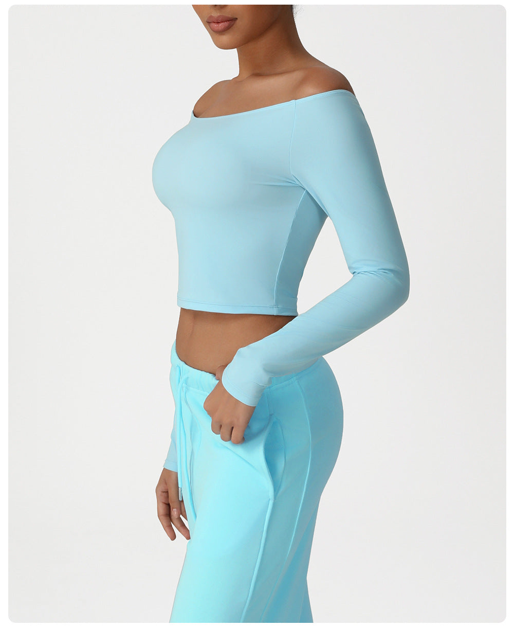 Off shoulder full sleeve top