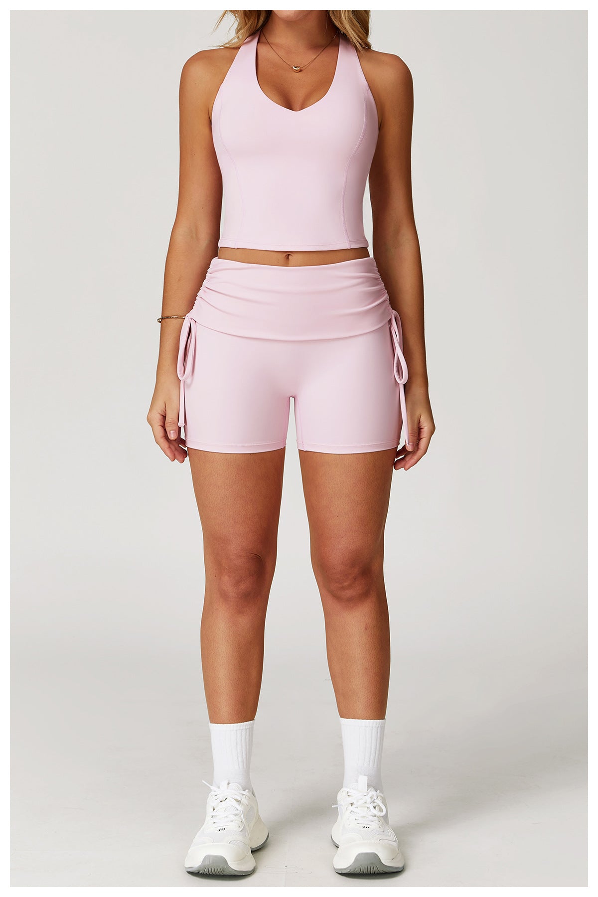 Gathered waist hot pants
