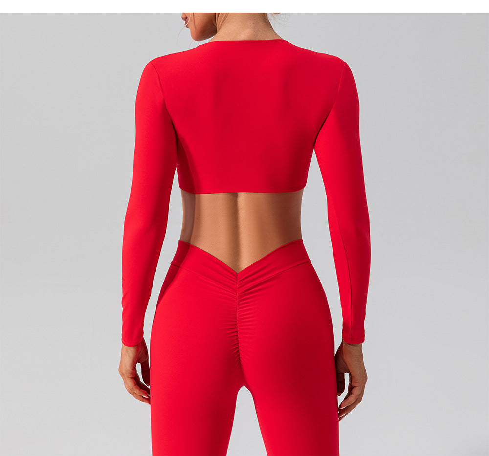 Twisted front cropped top