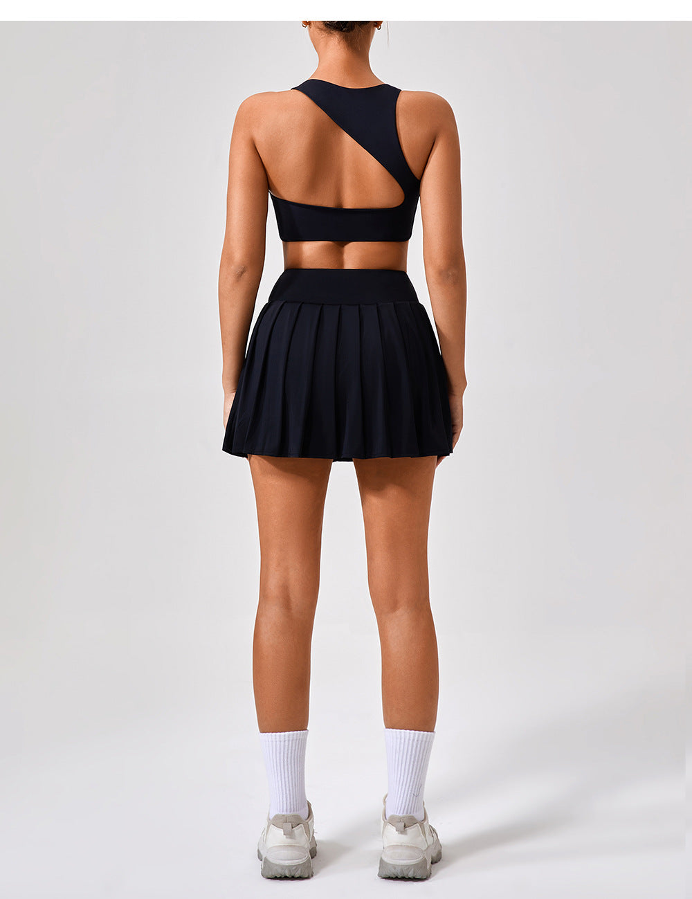 Pleated skort