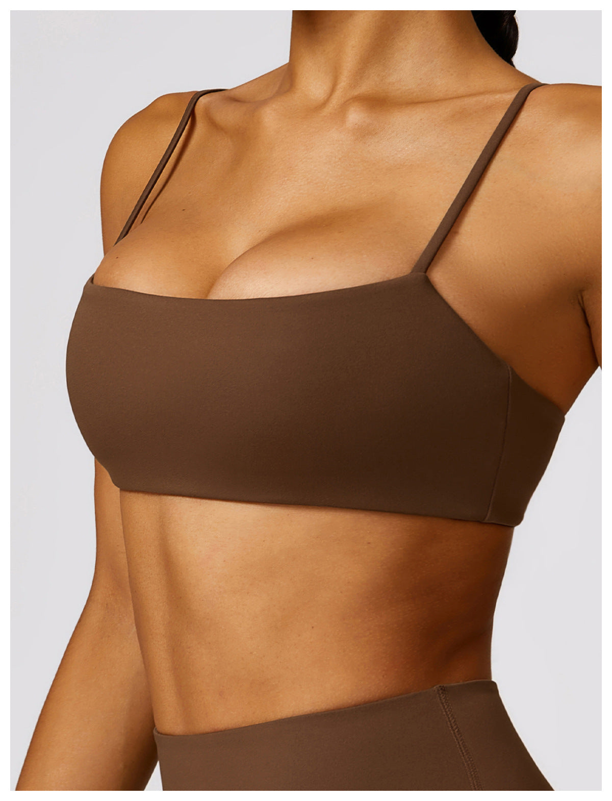 Seamless sports bra