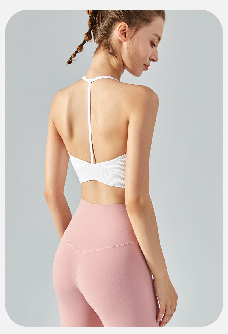 Spaghetti strap sports bra