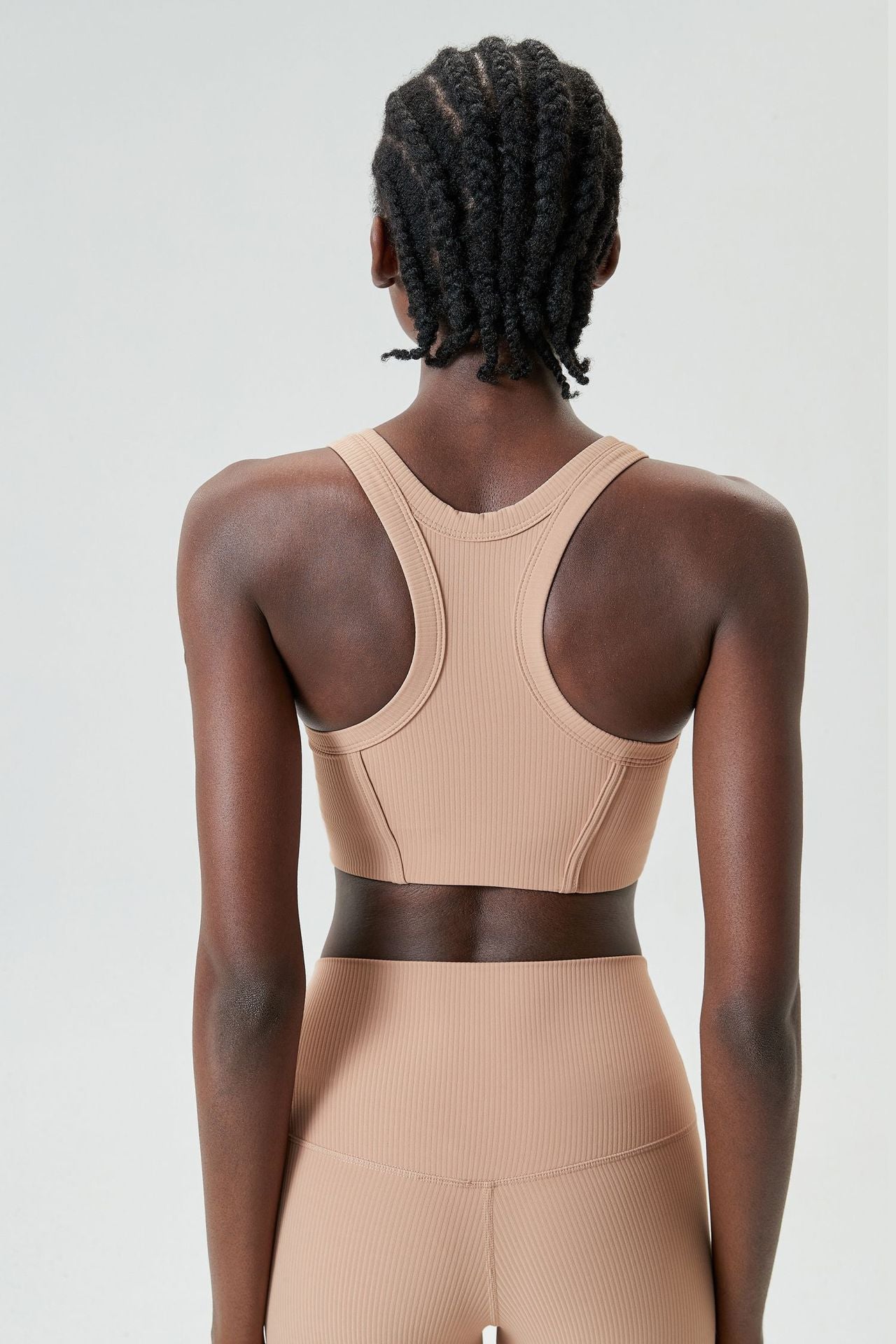 Ribbed sports bra