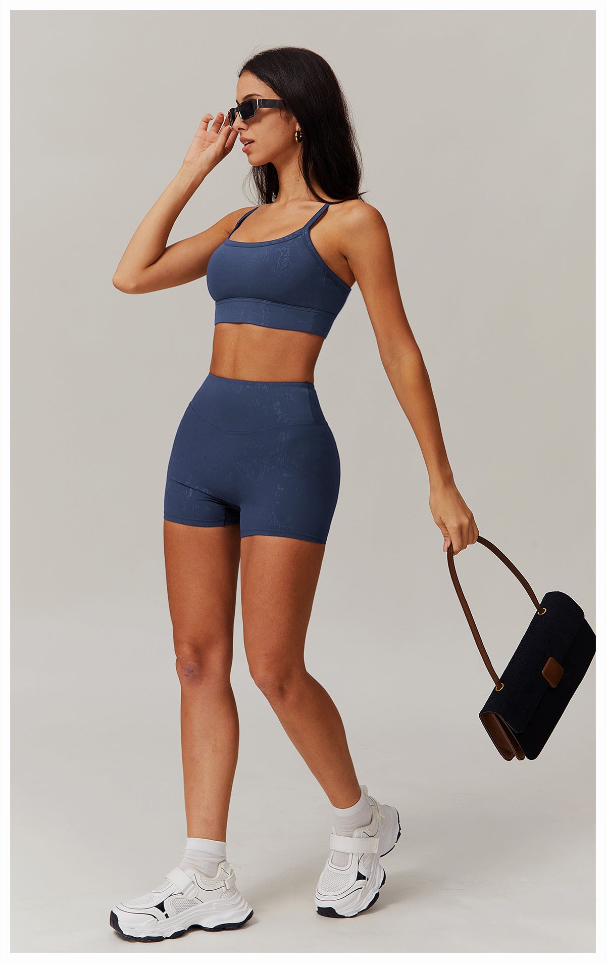 Printed sports hot pants