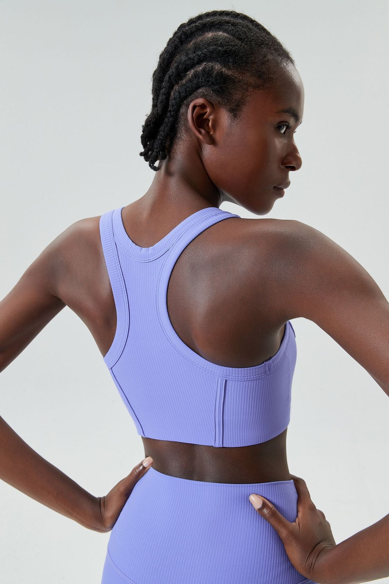 Ribbed sports bra