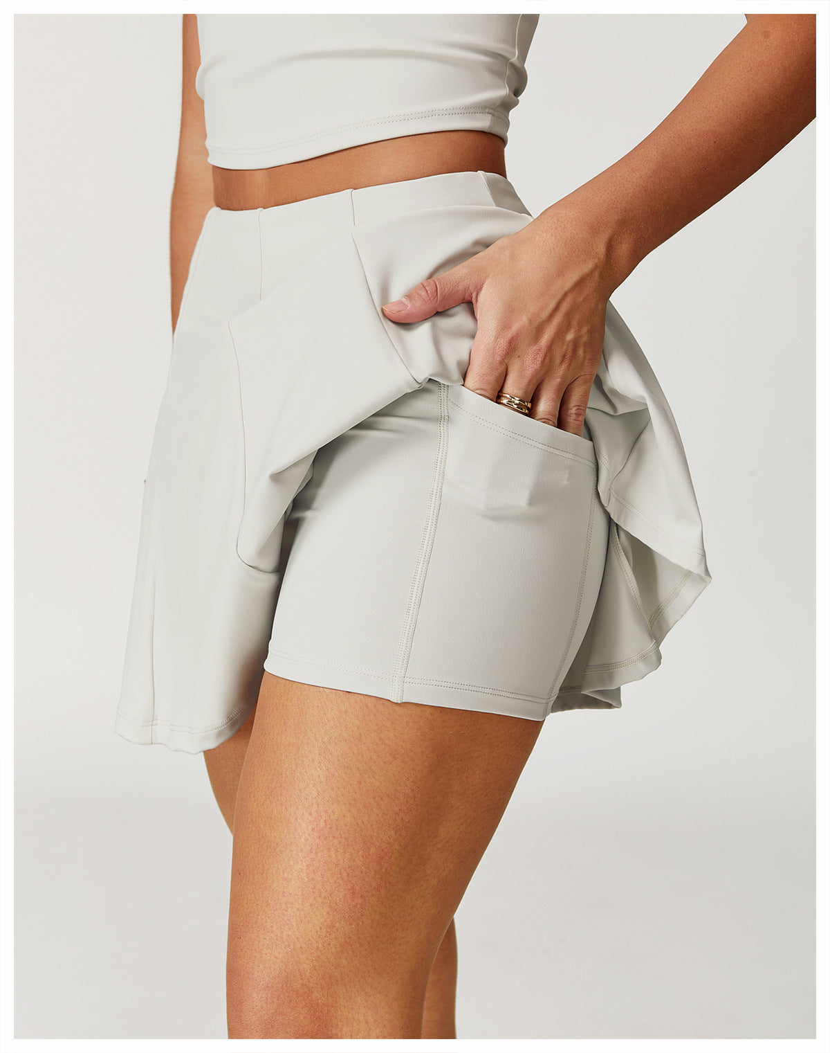 Quick dry pleated tennis skirt