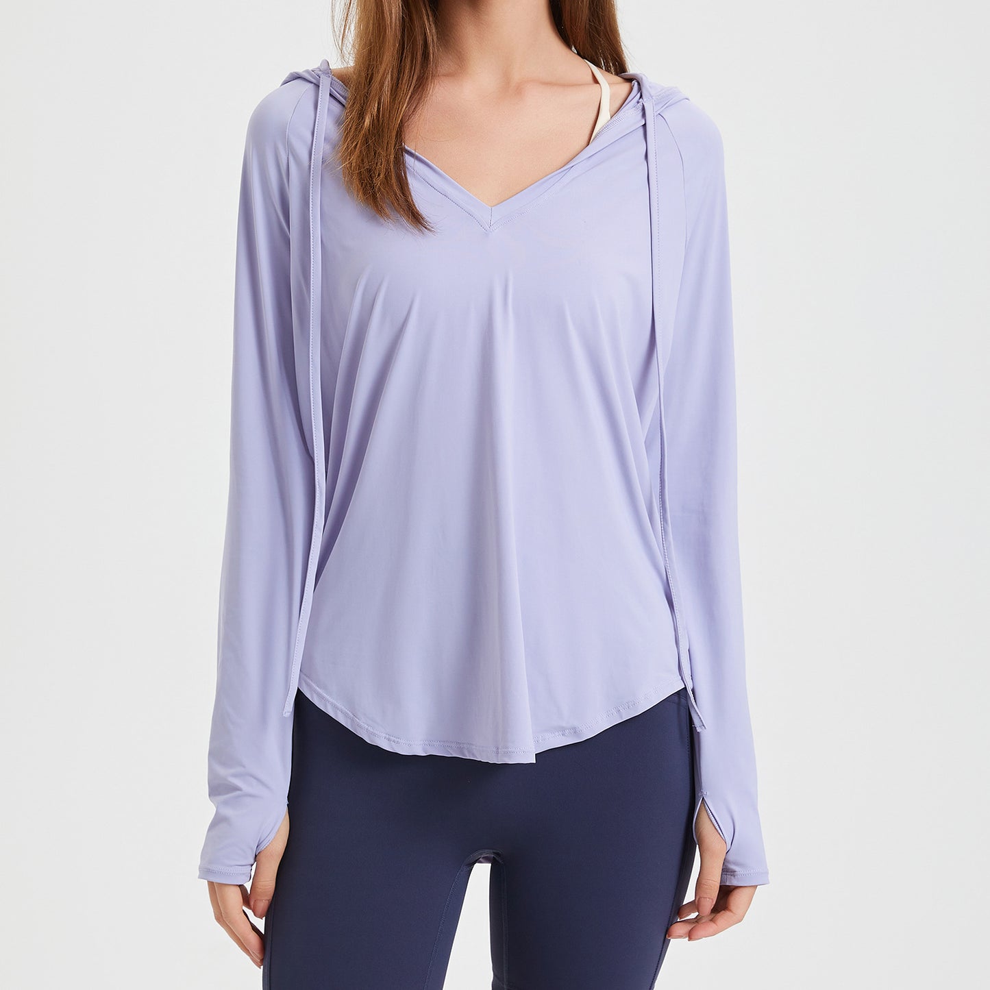 Breathable hooded top