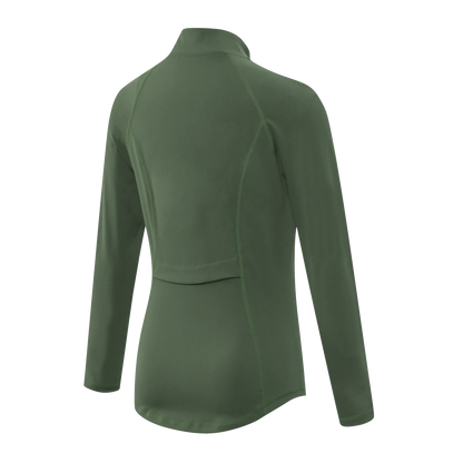 Fleece lined zip front top