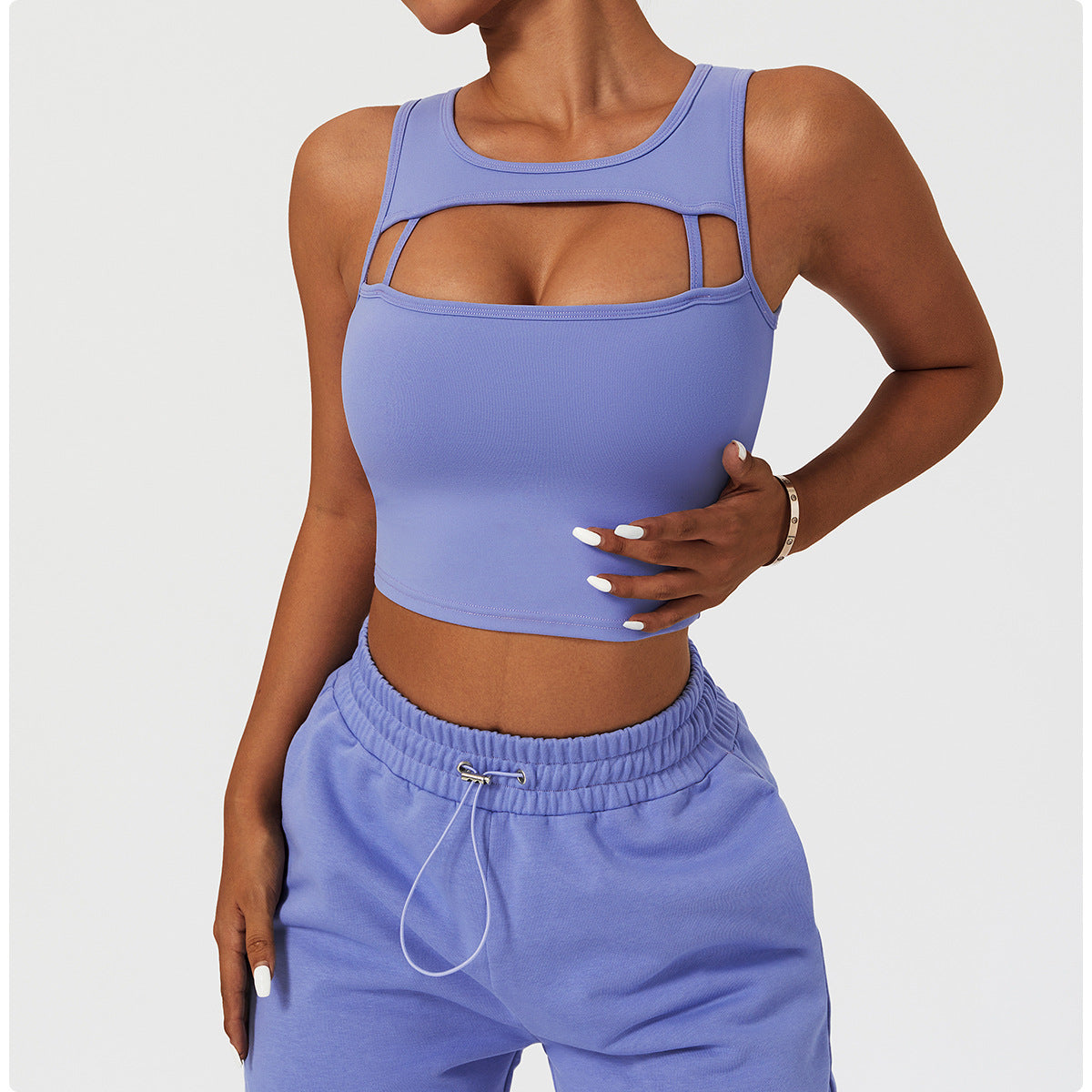 High support running vest