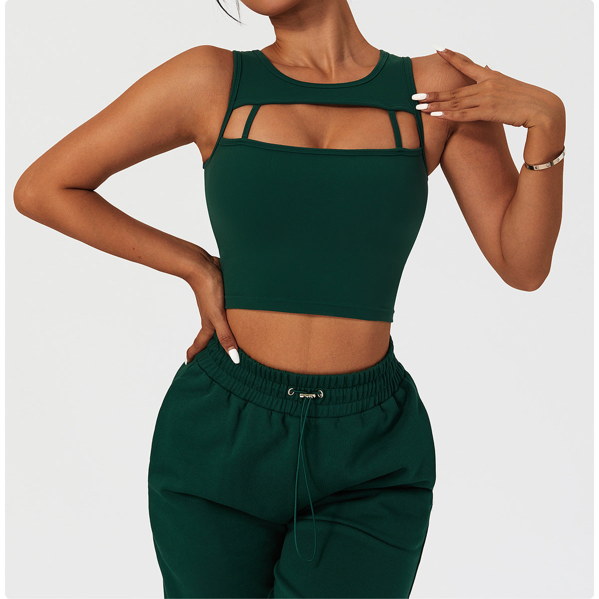 High support running vest