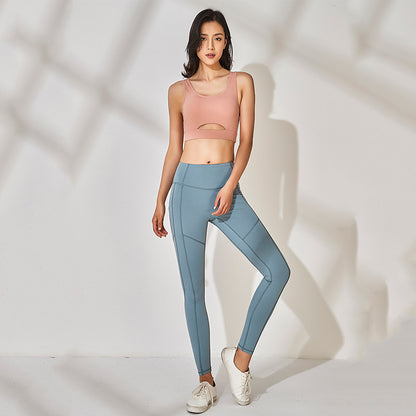 Cut out sports bra