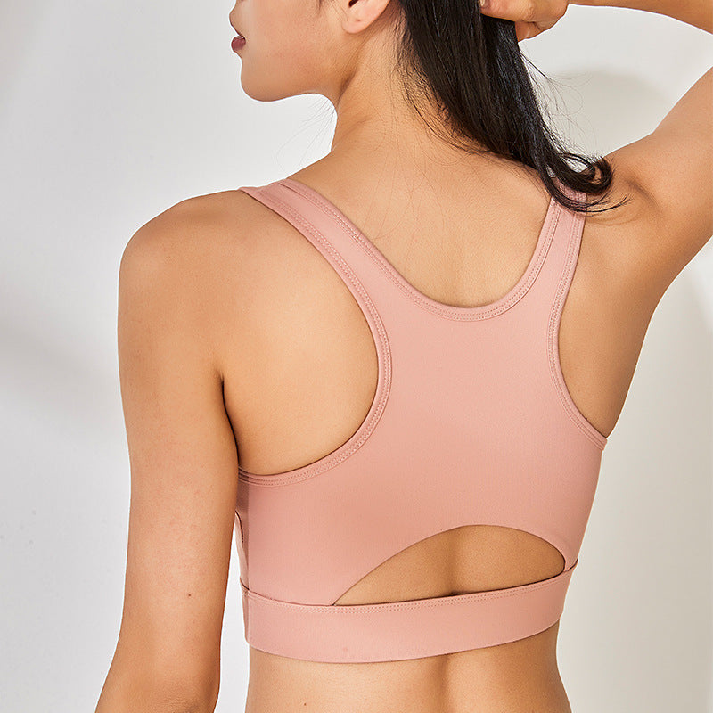 Cut out sports bra