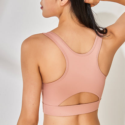 Cut out sports bra